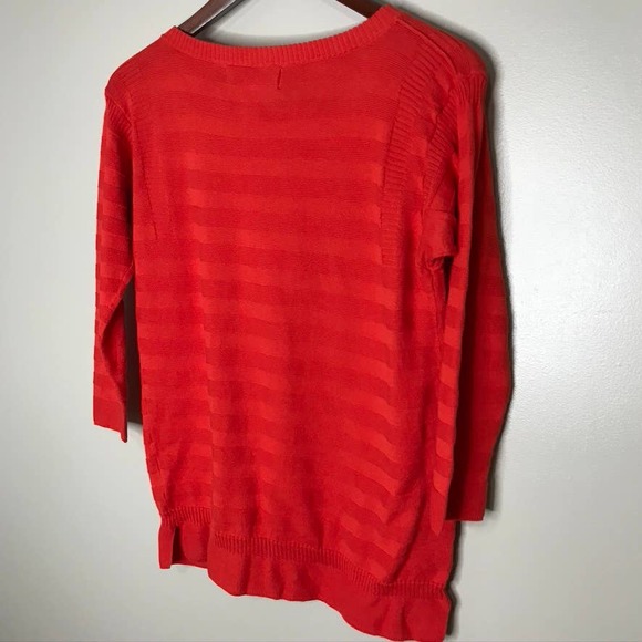 New! Sag Harbor Red Large Sweater - Picture 6 of 6